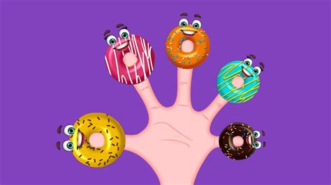 The Finger Family Donuts Family Nursery Rhyme | Donuts Finger Family ...