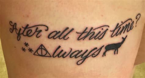 Harry Potter Tattoo Ideas Always