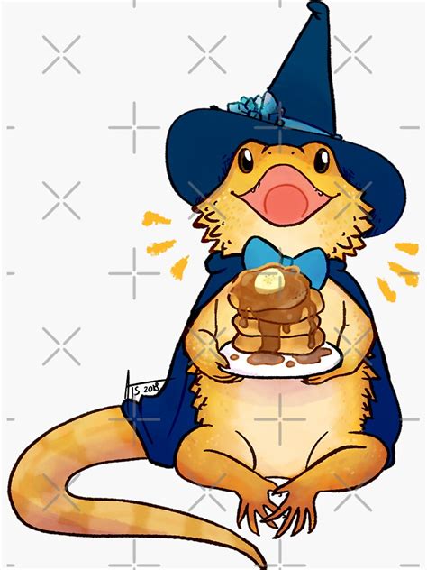 "Sapphire - Bearded Dragon" Sticker for Sale by petakov-kirk | Redbubble