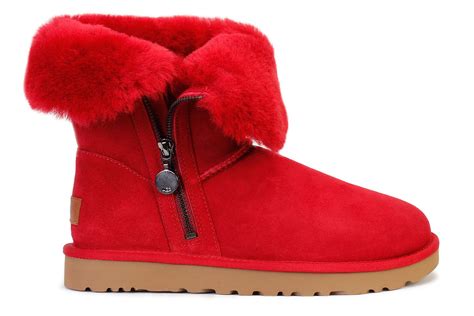 red ugg boots with bows