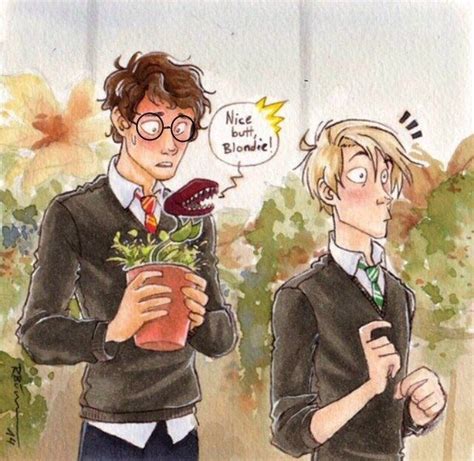 drarry, fanart, harry potter, hogwarts, draco malefoy | Harry potter comics, Harry potter ships ...