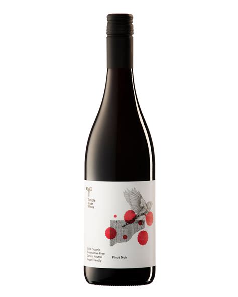 Temple Bruer Preservative Free Pinot Noir Bottle | Wine bottle design, Wine bottle label design ...