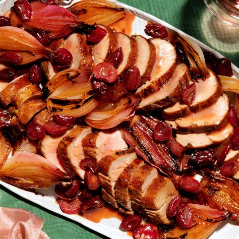 Pork Tenderloin With Agrodolce Cherries Recipe | Bon Appétit