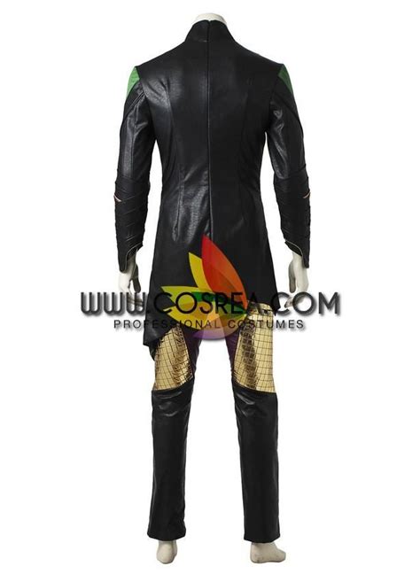 Loki The First Avengers PU Leather Cosplay Costume - Cosrea Cosplay