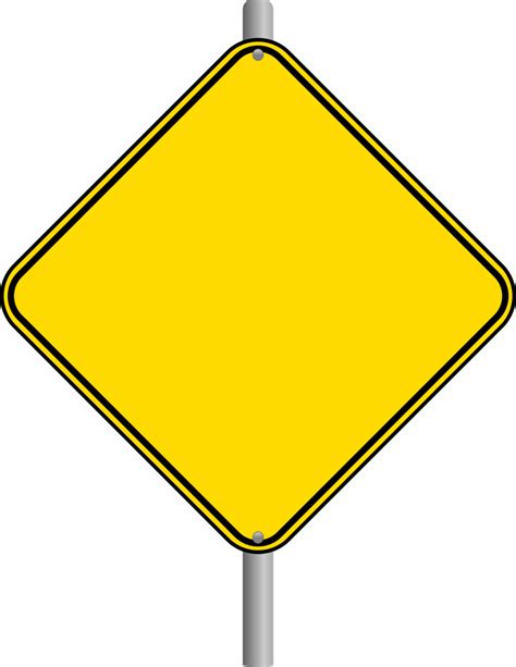Blank Road Sign Png - Clip Art Library