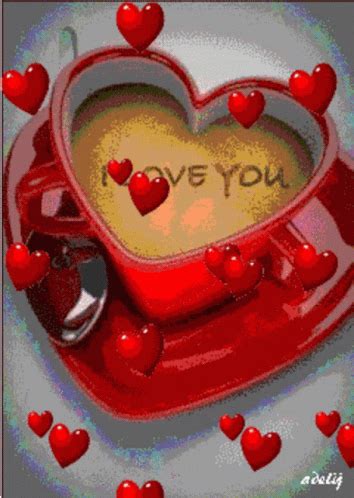 Heart coffee gif heart coffee red rose discover share gifs – Artofit