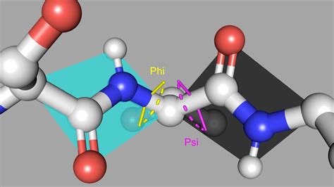 how to calculate dihedral angles of a protein - YouTube