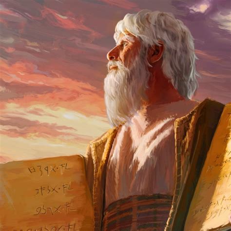 Moses Ten Commandments Painting at PaintingValley.com | Explore collection of Moses Ten ...