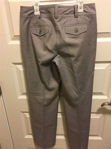 Ann Taylor signature fit women gray pants size 2P | eBay