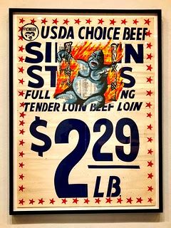 “USDA Choice Beef” ―by David Wojnarowicz, acrylic paint on… | Flickr