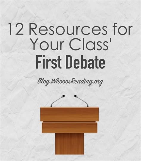 12 Resources for Your First Class Debate | Speech and debate, Debate class, Debate