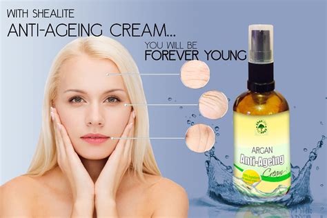 SheaLite Anti Ageing Face Wrinkle Cream with Argan/Organic Coconut Oil 100 ml | Anti aging cream ...