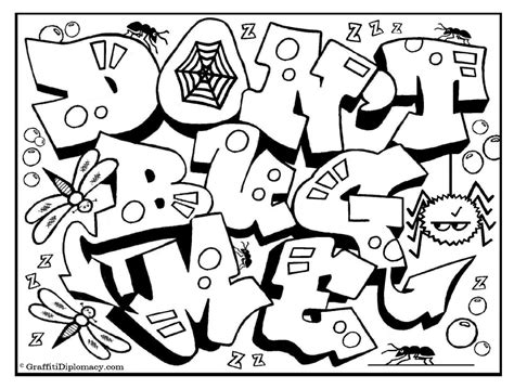 Graffiti Letters Coloring Pages at GetDrawings | Free download