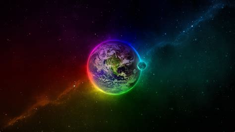 Earth Colourful Space 2560x1440 : Wallpapers13.com