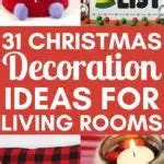 31 DIY Christmas Decor Ideas for Living Room - Craftsy Hacks