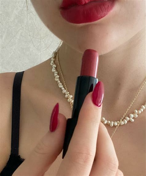 all BLACK OUTFIT IDEAS to embrace your FEMININE ENERGY | Red lips, Red lipsticks, Red aesthetic