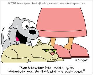 Spear Cartoon 3481 | Cartoon of dog, cat and woman. Dog says… | Flickr