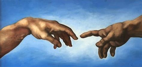 Adam and God Touching Hands - SOLD - Barnel's - The Art & Framing Gallery