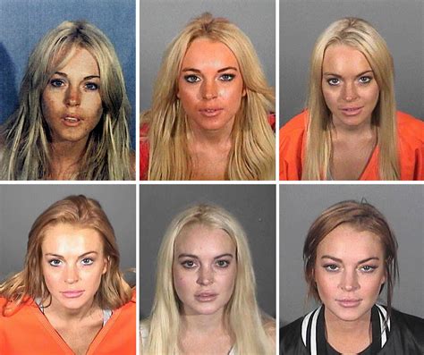 17 Celebrity Mugshots That Are Cringy AF | Линдси лохан, Магшоты ...