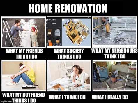 Just finished a renovation at my girlfriend flat. She sent me this: - Funny | Renovation quotes ...