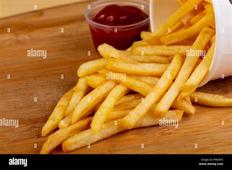 French fries potato with sauce Stock Photo - Alamy