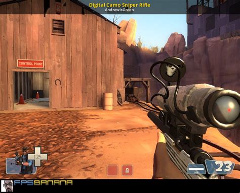 Digital Camo Sniper Rifle [Team Fortress 2] [Mods]