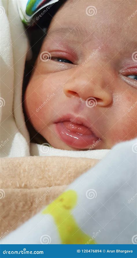 Sleeping One Day Old Infant Stock Photo - Image of baby, warm: 120476894