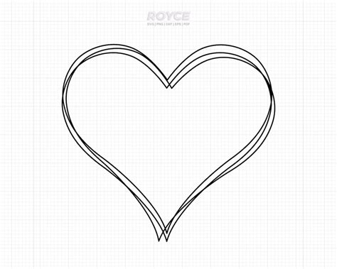 Heart Frame Svg, Heart Border Svg, Heart Monogram Frame Svg - Etsy ...