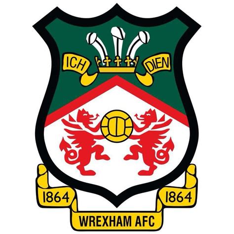 Wrexham Football club | English football league, Wrexham fc, Soccer logo