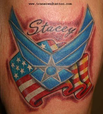 air force american flag tattoo - drewvanackershirtless