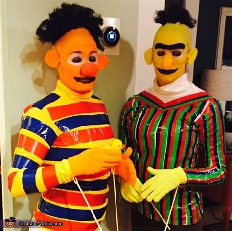 Sesame Street Bert and Ernie Costumes | Bert and ernie costume, Bert ...