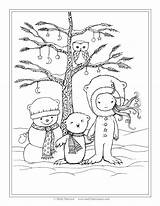 Winter Landscape Coloring Pages At GetColoringscom  Free printable sketch template