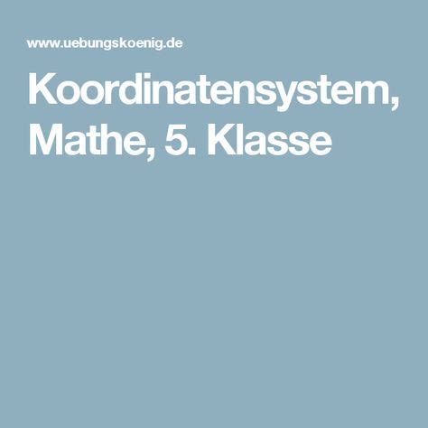Koordinatensystem, Mathe, 5. Klasse | Mathe, Erste klasse, Koordinaten