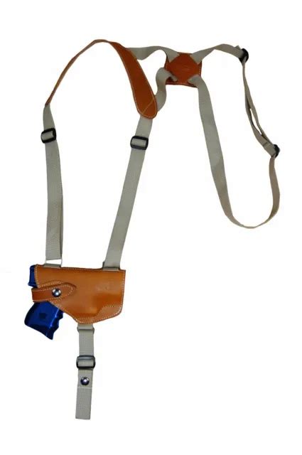 NEW BARSONY HORIZONTAL Tan Leather Shoulder Holster Glock Compact 9mm 40 45 $59.99 - PicClick