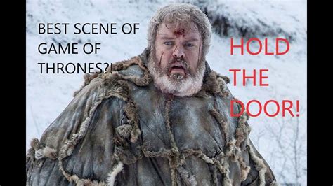 IS THIS THE BEST SCENE OF GAME OF THRONES?! HODOR'S DEATH - YouTube