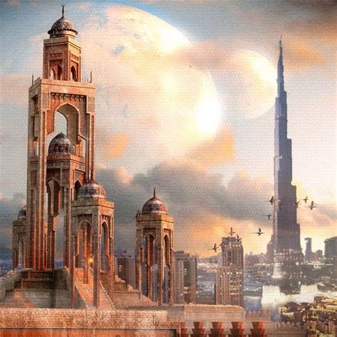 Iram: City of Pillars | Concept art, Fantasy city, Fantasy town