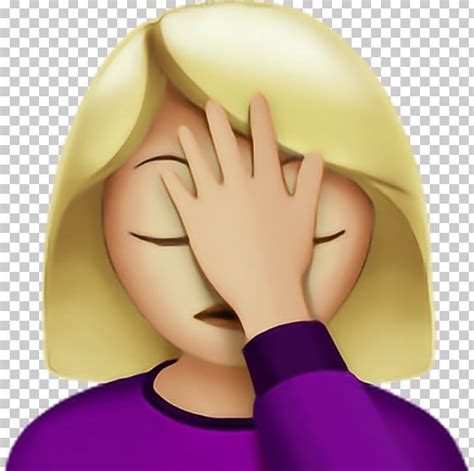 Facepalm Emojipedia IPhone PNG - arm, cheek, chin, ear, emoji | Emoji ...