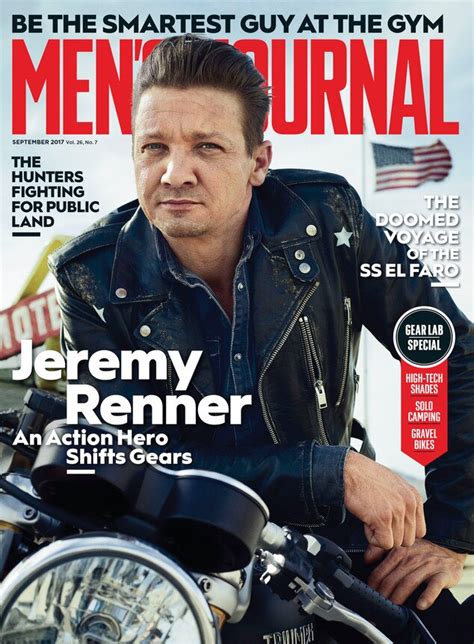 Jeremy Renner, Men's Journal from 2017 September Issue Covers | E! News