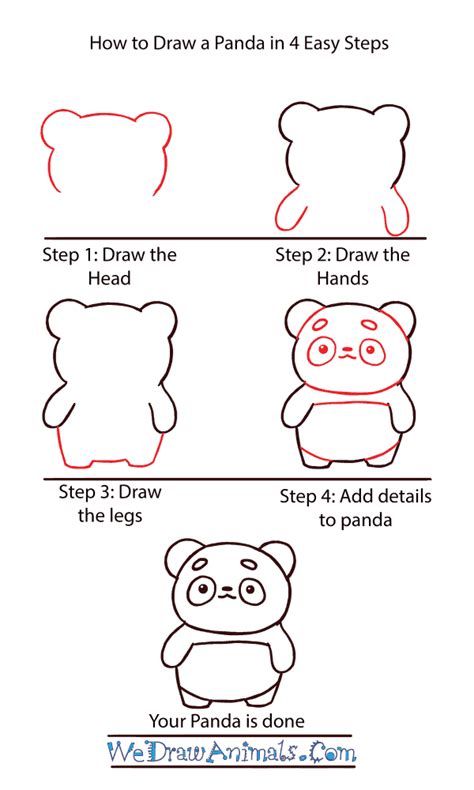 How to Draw a Cute Panda