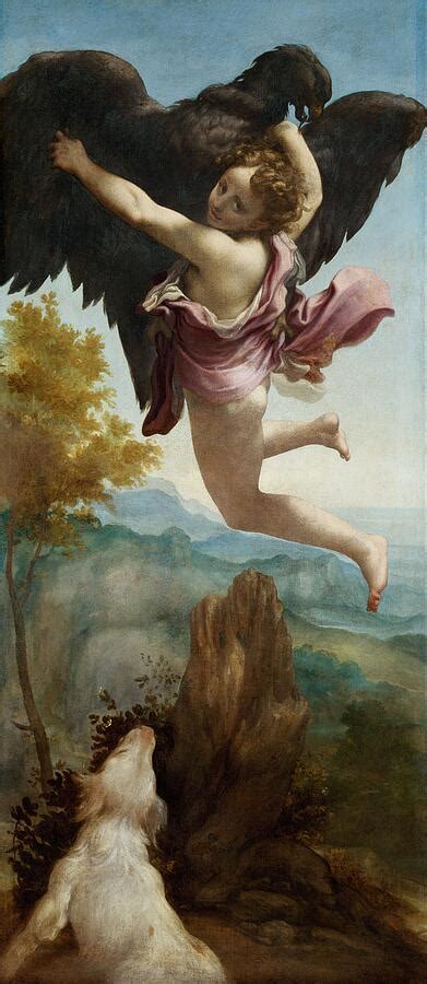 The Abduction of Ganymede Painting by Correggio - Fine Art America