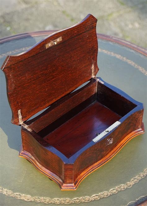 Antique Wooden Jewelry Box For Sale