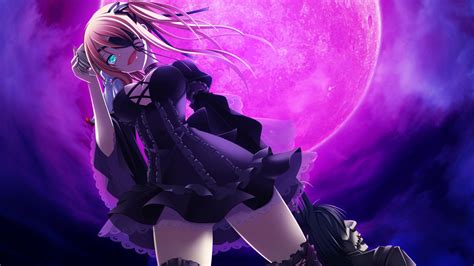 Wallpaper : anime, girl, dressing, corpse, Moon, smile 2560x1440 - 4kWallpaper - 737498 - HD ...