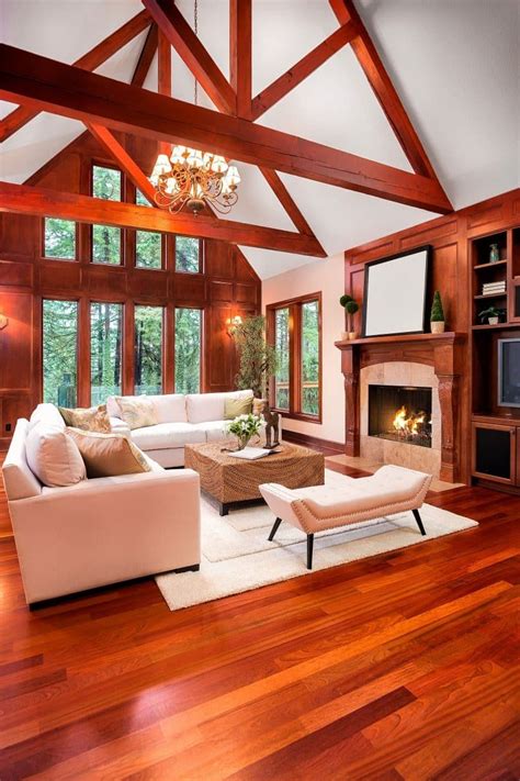 Cherry Wood Flooring Living Room - Flooring Images