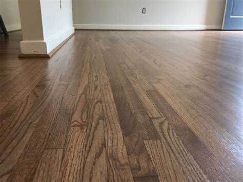 Red Oak Floor Stain: Go Lighter! {Classic Gray & Special Walnut blend}