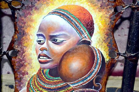 Mother and child painting editorial photography. Image of kenyan ...