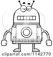 Royalty-Free (RF) Bored Robot Clipart, Illustrations, Vector Graphics #1