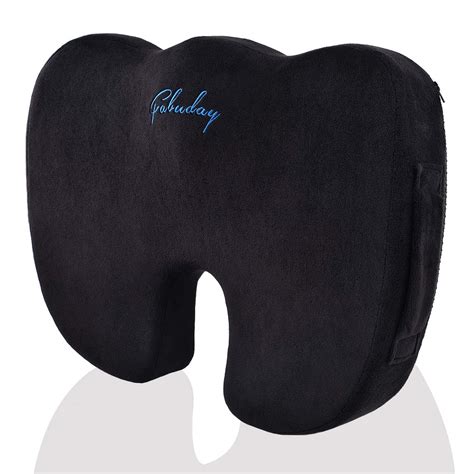 Coccyx Orthopedic Memory Foam Seat Cushion for Office Chair, Car, Wheel ...