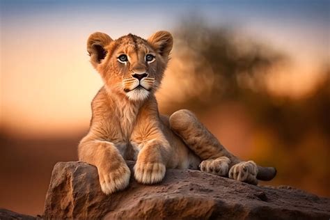 Cute Lion Cubs Wallpaper