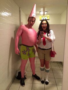 DIY Spongebob and Patrick Couples Costumes. Halloween 2014. More Halloween 2014, Couple ...