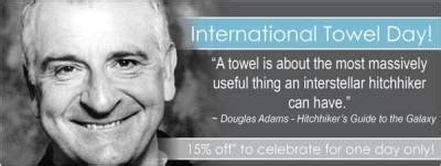 Eureco Eco Store: Celebrate International Towel Day! 15% off today!